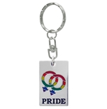 מחזיק מפתחות Pride וסמל גברים כפול 